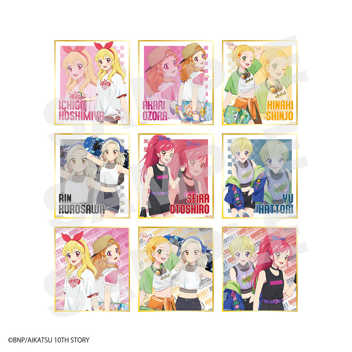 オールアイカツ！×ヴィレッジヴァンガード」コラボグッズ第7弾