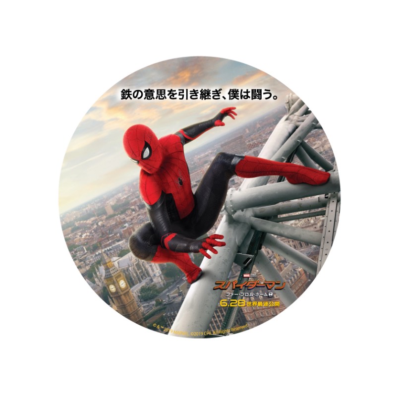 スパイダーマン BIGステッカー(210mm)