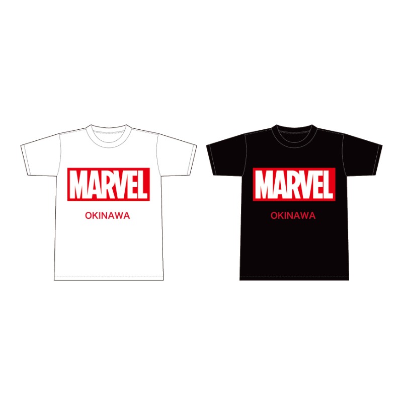 浦添パルコシティ店のみの別注 MARVELＴシャツ（OKINAWA）Ｌサイズのみ