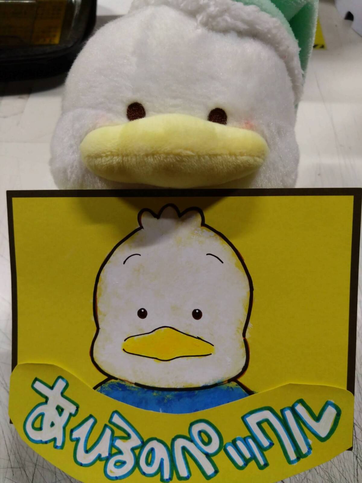 サンリオ はぴだんぶい ヴィレッジヴァンガード あひるのペックル ぬいぐるみ DSC_0024-scaled-thumb-