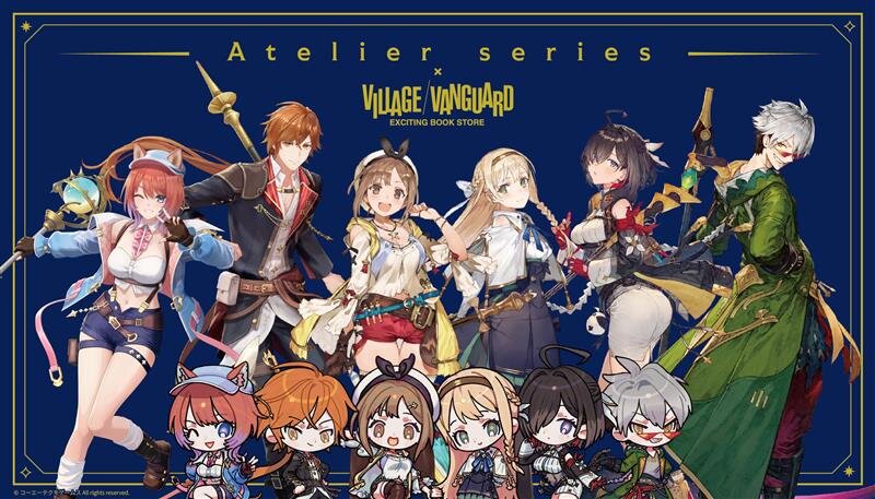 【「アトリエ」シリーズ】限定コラボグッズがヴィレッジヴァンガードの5店舗で店頭販売決定♪のメイン画像