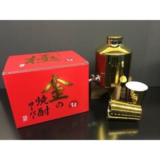 限定商品】ヴィレッジヴァンガードオリジナル☆金の焼酎サーバー！！