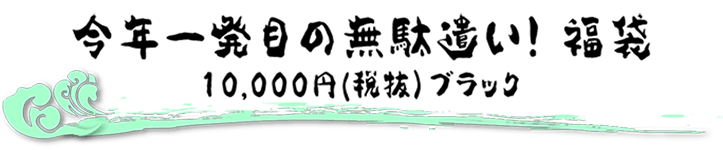 今年一発目の無駄使い！福袋