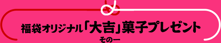 福袋オリジナル大吉菓子プレゼント